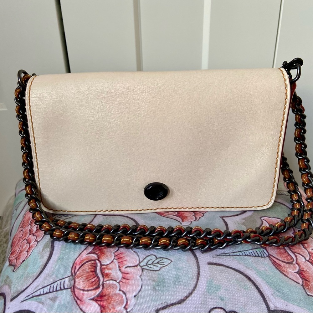 Coach Dinky Crossbody Bag with Chain Strap